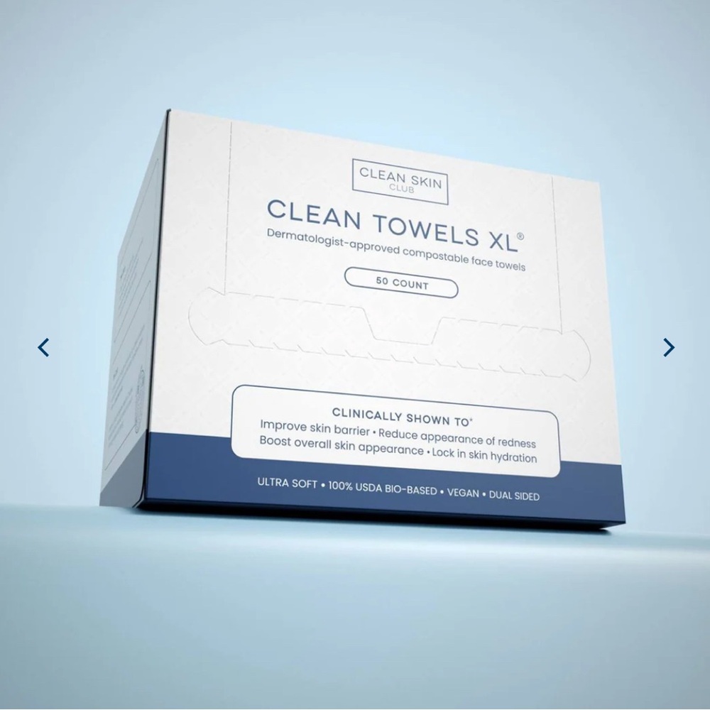 Clean Skin Club White Wash Cloths